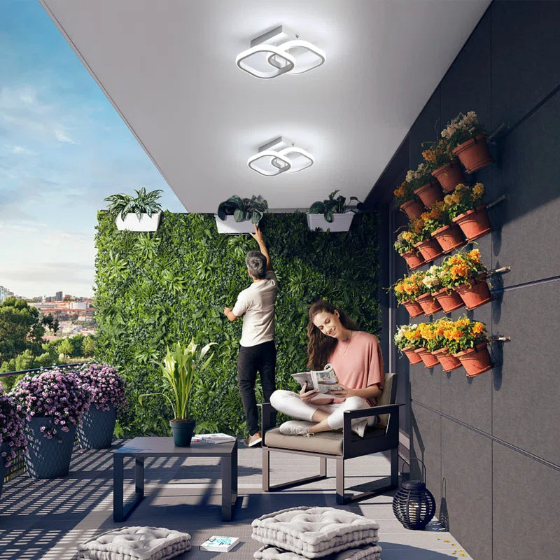 Luebbert Ceiling Light 23.5Cm LED Integrated Semi Flush Mount Lamp