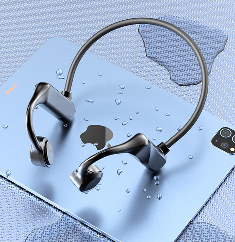 Bone Conduction Earphones Wireless Headset Sport Bluetooth Waterproof Headphones