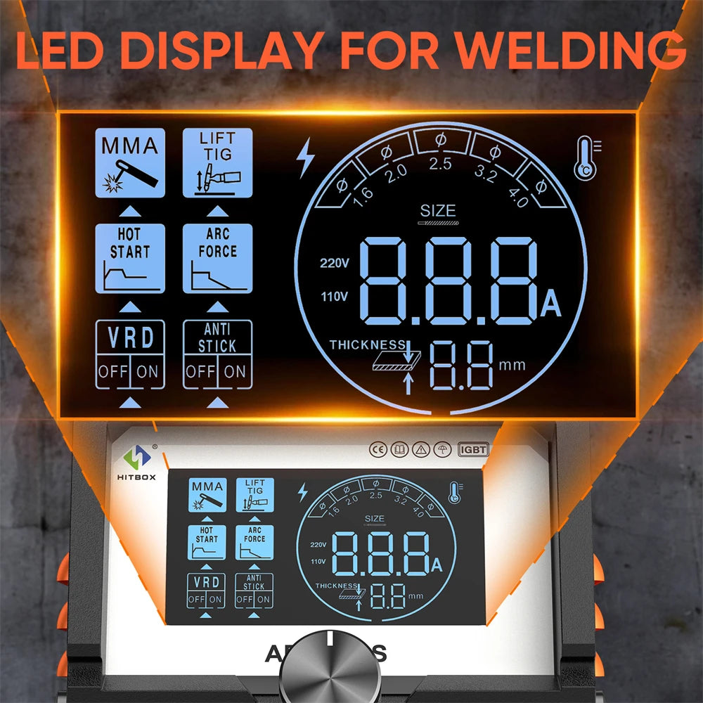 ARC200S Welding Machine 2 in 1 ARC MMA LIFT TIG MINI IGBT Inverter LED Digital Display Portable Home Welder 220V 10-200A