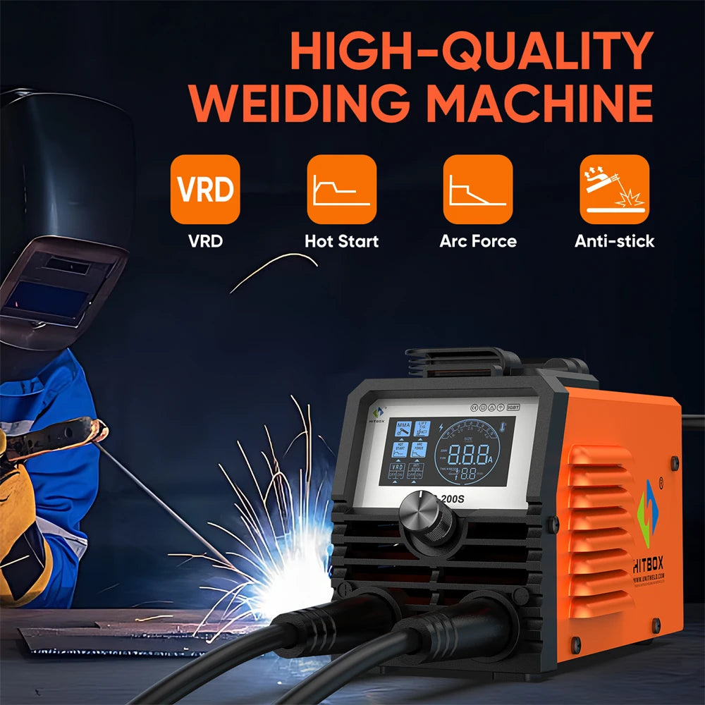 ARC200S Welding Machine 2 in 1 ARC MMA LIFT TIG MINI IGBT Inverter LED Digital Display Portable Home Welder 220V 10-200A